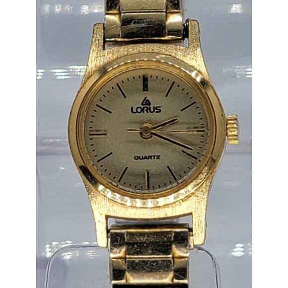 1980s Lorus Gold Plated v236-0080 Ladies Quartz watch